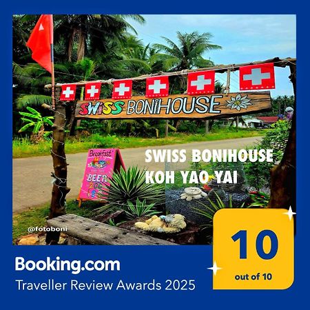 Hotel Swiss Bonihouse Koh Yao Yai Ban Pru Nai Exterior foto